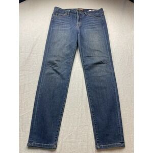 Vizcaino Mid Wash Blue Womens Size 12 Straight‎ Leg USA Made Premium Denim Jeans